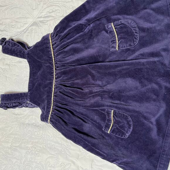 Baby Boden Velvet Ruffle Pinnie 18-24 months - Picture 3 of 6